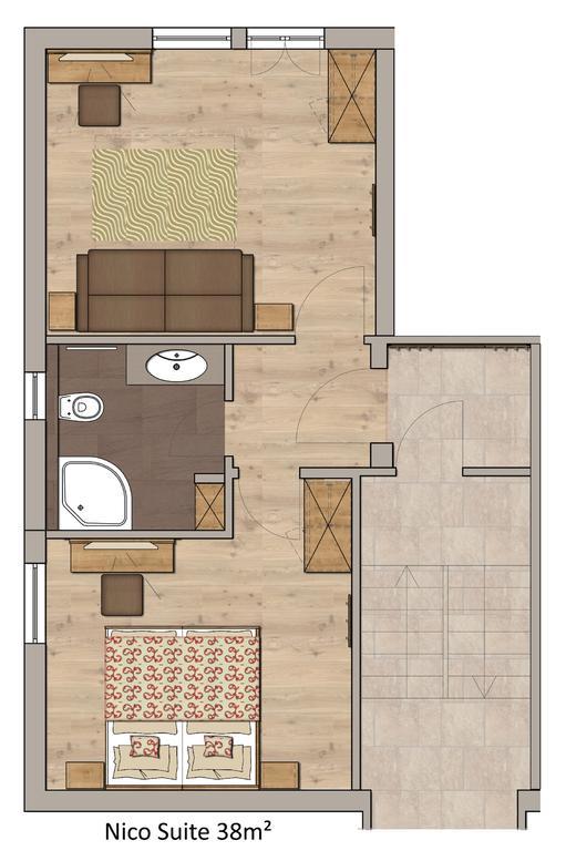 B&B Azapartments Lunic Grachen Bagian luar foto